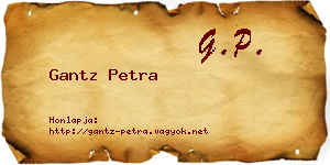 Gantz Petra névjegykártya